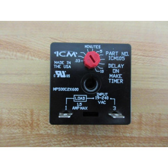 ICM ICM105 Time Delay Relay - New No Box