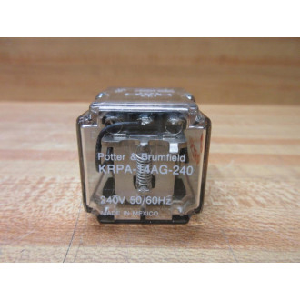 Potter & Brumfield KRPA-14AG-240VAC Relay KRPA-14AG-240V AC . - New No Box