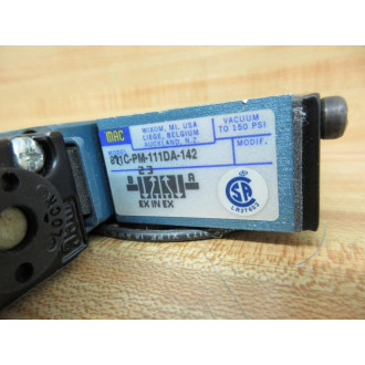 Mac Valves 811C9M111DA142 811C-PM-111DA-142 811CPM111DA142 811C-PM-111DA-142 - New No Box