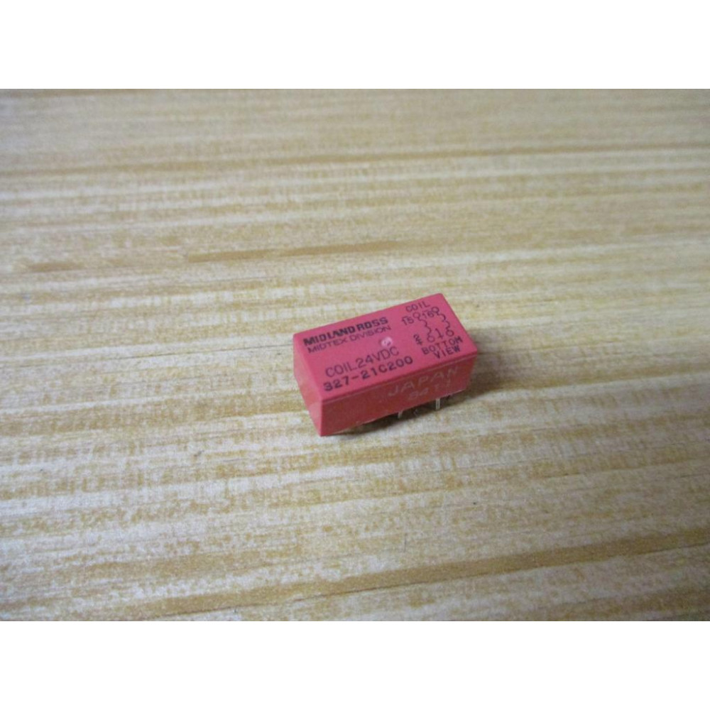 Midland Ross 327-21C200 Midtex Relay 327-21C200-24VDC - New No Box