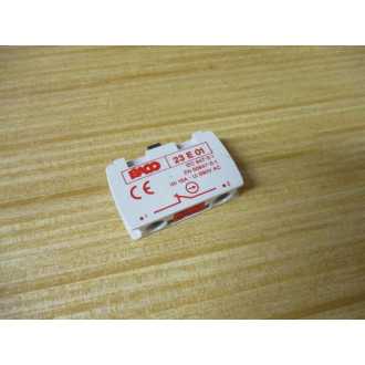 Baco 23-E01 Contact Block 23E01 WhiteRed - New No Box