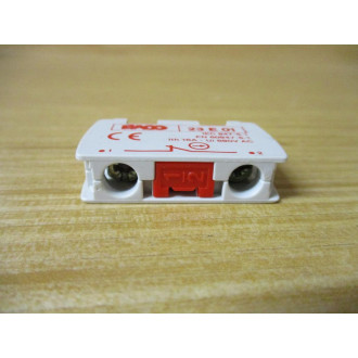 Baco 23-E01 Contact Block 23E01 WhiteRed - New No Box