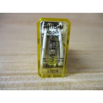 IDEC RHIB-U-AC24V Relay RH1B-U-24V AC - Used