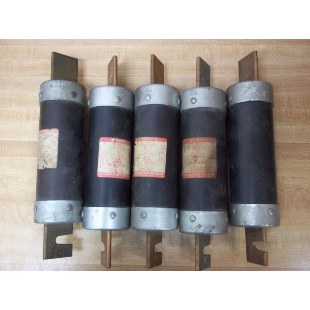 Econ ECS 400 Fuses ECS400 Tested (Pack of 5) - Used Econ ECS 400 Fuses ECS400 Tested (Pack of 5) - Used