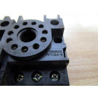 Omron PF113A-E Relay Socket  PF113AE (Pack of 3) - Used