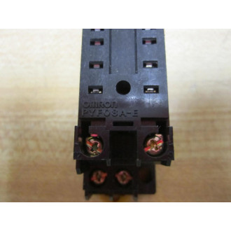 Omron PYF08A-E Relay Socket (Pack of 3) - Used