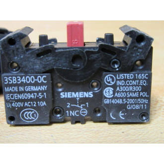 Siemens 3SB3 244-6AA20 Red 3SB32446AA20