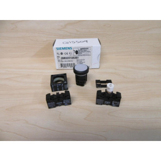 Siemens 3SB3 237-0AA61 White 3SB32370AA61 Complete