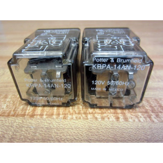 Potter & Brumfield KRPA-14AN-120 VAC Relay KRPA-14AN-120V - New No Box