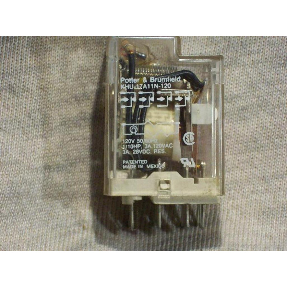 Potter & Brumfield KHU-17A11N-120V Relay KHU-17A11N-120VAC
