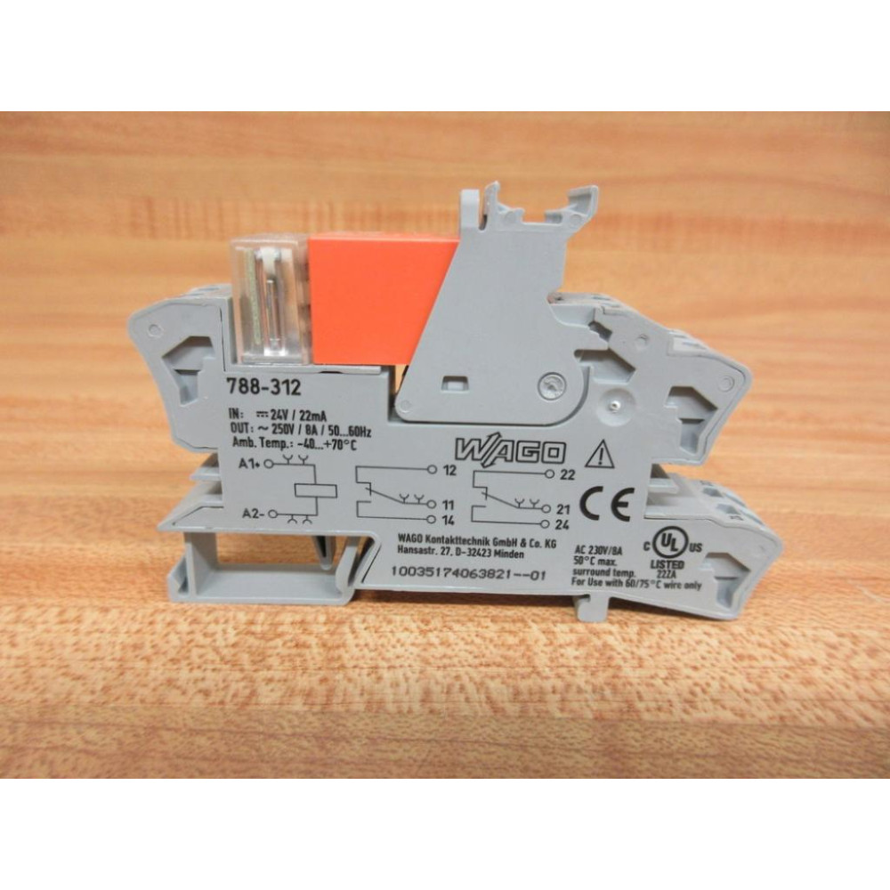 Wago 788-312 Relay Socket 788312 - New No Box