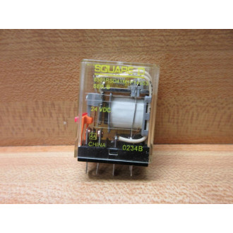 Square D 8501RSD41M1P14V53-24V DC Relay 8501RSD41M1P14V53-24VDC - Used