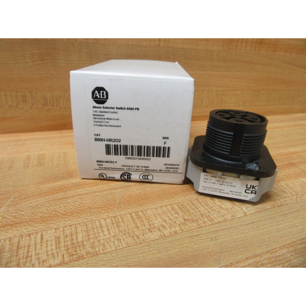Allen Bradley 800H-HR2D2 Selector Switch 800HHR2D2 Core Only Allen Bradley 800H-HR2D2 Selector Switch 800HHR2D2 Core Only