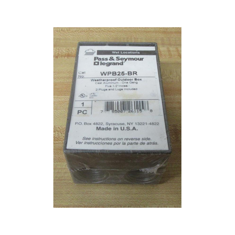 Pass & Seymour Legrand WPB25-BR Outdoor Box WPB25BR