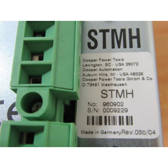 Cooper Power Tools 960902 Servo Controller STMH Rev.03b04 - Used