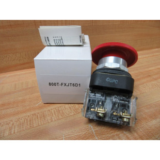 Allen Bradley 800T-FXJT6D1 Red Button 800TFXJT6D1