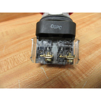 Allen Bradley 800T-FXJT6D1 Red Button 800TFXJT6D1