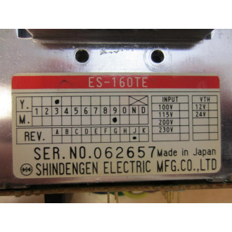Shindengen ES-160TE Power Supply ES160TE Internal Board Only - Used