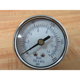 Norgren 102D-204G Pressure Gauge 102D204G Norgren 102D-204G Pressure Gauge 102D204G