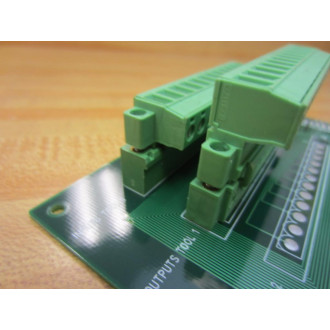 Cooper PCB2001 IO Connection Board Lower Rev.1 W24 Screw Terminals - Used