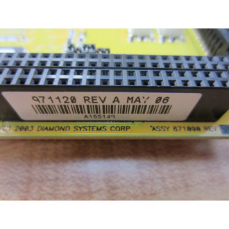 Diamond Systems 971120 Circuit Board 871090 - Used