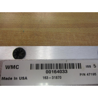 WMC 47195 Metal Board 163-31870 - Used