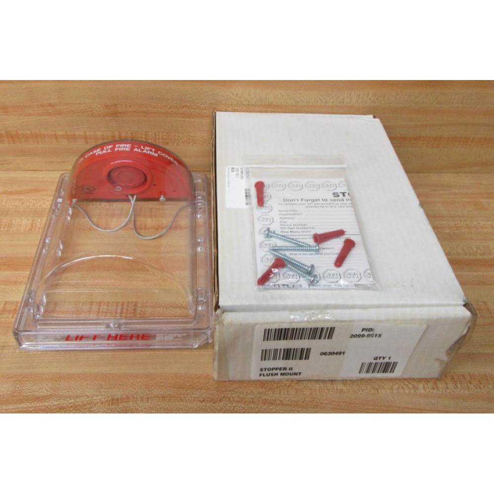 STI STI-1100 Pull Station Protector STI1100 W Optional Horn STI STI-1100 Pull Station Protector STI1100 W Optional Horn
