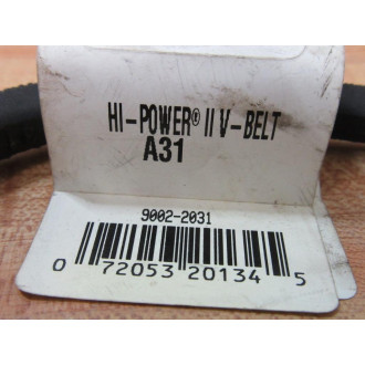 Gates A31 Hi-Power II V-Belt 9002-2031 Gates A31 Hi-Power II V-Belt 9002-2031