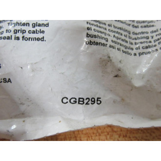 Cooper Crouse Hinds CGB295 34" Male Cord Grip (Pack of 2) Cooper Crouse Hinds CGB295 34" Male Cord Grip (Pack of 2)