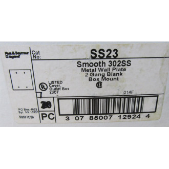 Pass & Seymour Legrand SS23 Wall Plate (Pack of 7)