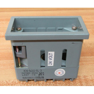 Kun Hung KH-500-TL-3 3-Bulb Pilot Light Housing KH500TL3 - Used