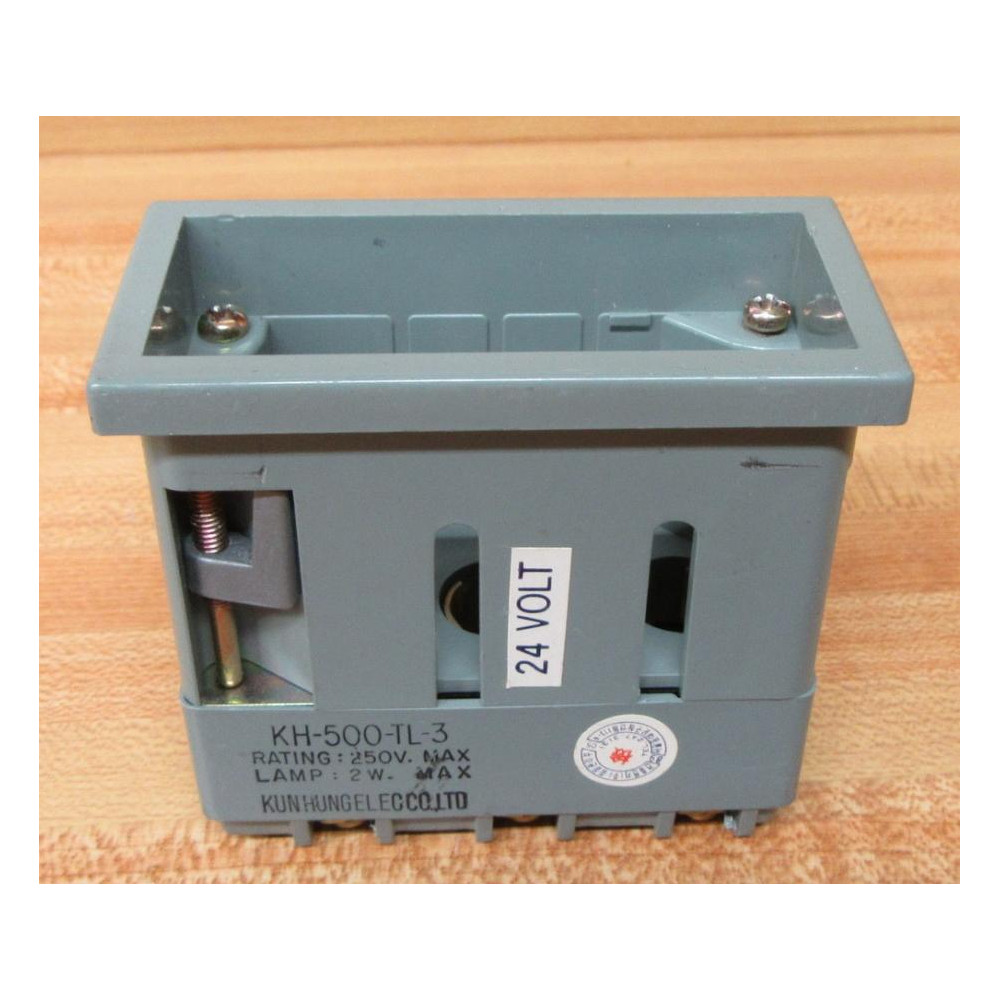 Kun Hung KH-500-TL-3 3-Bulb Pilot Light Housing KH500TL3 - Used Kun Hung KH-500-TL-3 3-Bulb Pilot Light Housing KH500TL3 - Used