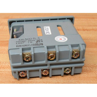 Kun Hung KH-500-TL-3 3-Bulb Pilot Light Housing KH500TL3 - Used