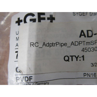 Georg Fischer 735 914 508 D32-1" Adapter Nipple 735914508 Georg Fischer 735 914 508 D32-1" Adapter Nipple 735914508