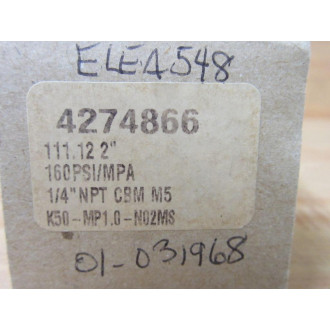 SMC 4274866 Pressure Gauge 4274866 (Pack of 3) SMC 4274866 Pressure Gauge 4274866 (Pack of 3)