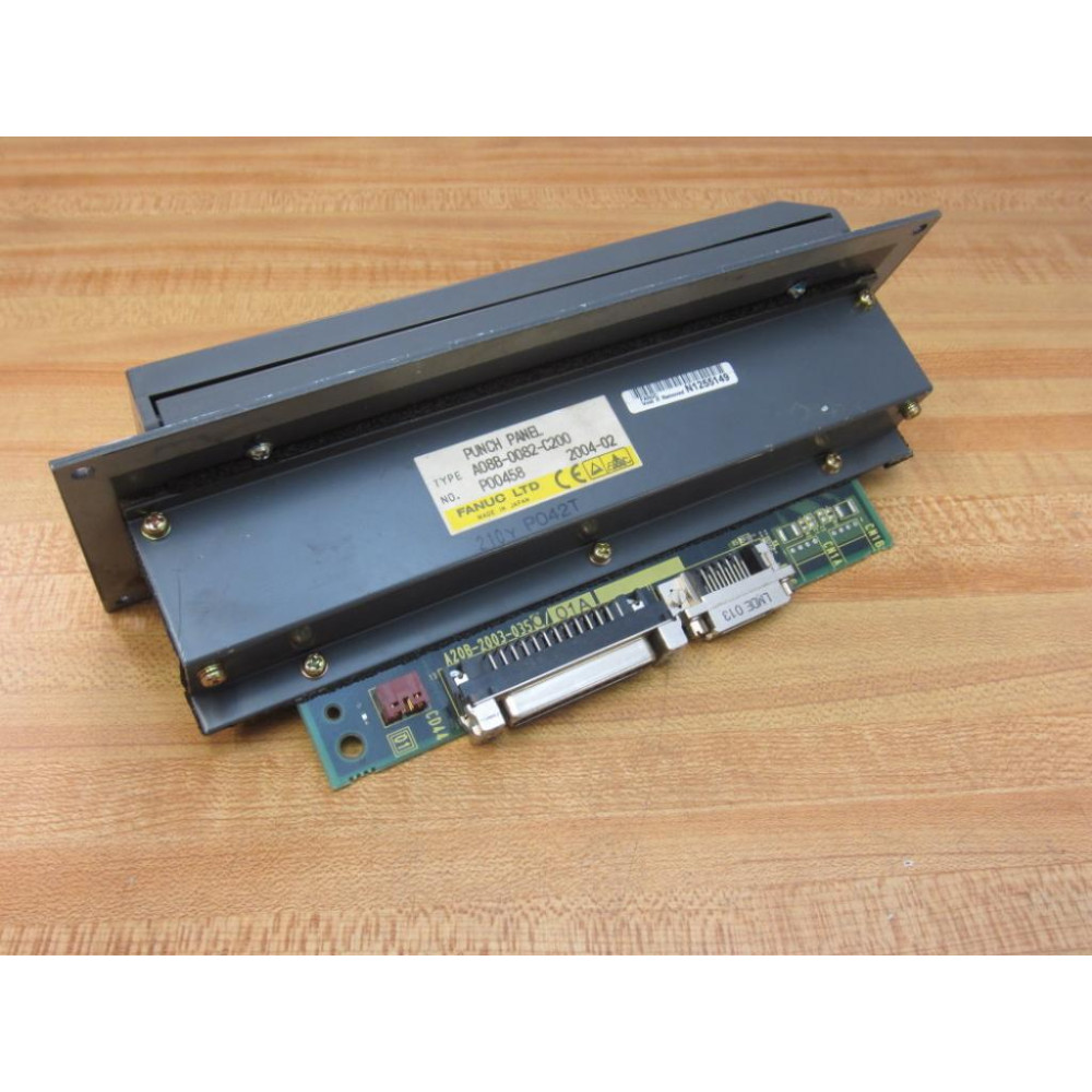 Fanuc A08B-0082-C200 Punch Panel A20B-2003-035001A - Used Fanuc A08B-0082-C200 Punch Panel A20B-2003-035001A - Used