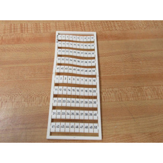 Wago 209-566 Terminal Marker 209566 (Pack of 15)