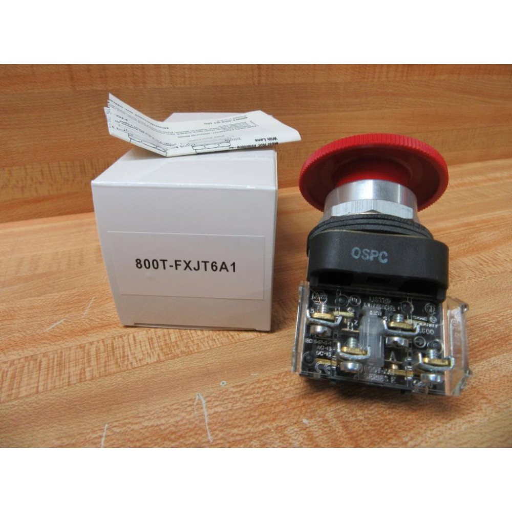 Allen Bradley 800T-FXJT6A1 Red Button
