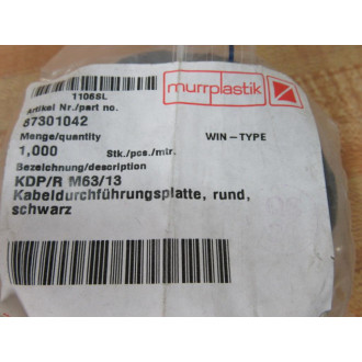 MurrPlastik 87301042 Cable Entry Plate MurrPlastik 87301042 Cable Entry Plate