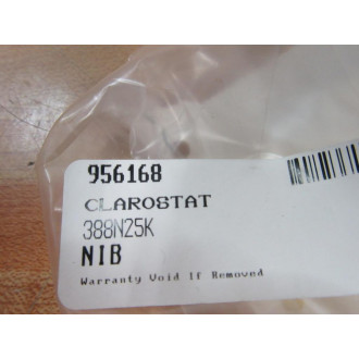 Clarostat 388N25K Potentiometer 388N-2500-S