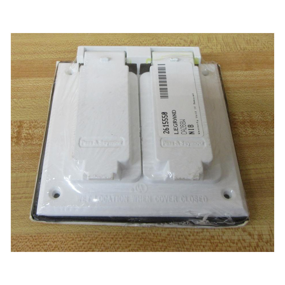 Pass & Seymour Legrand CA268-W Weatherproof Cover CA268W