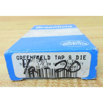 Greenfield Tap & Die 14311 Tap Set 12-20 (Pack of 3)