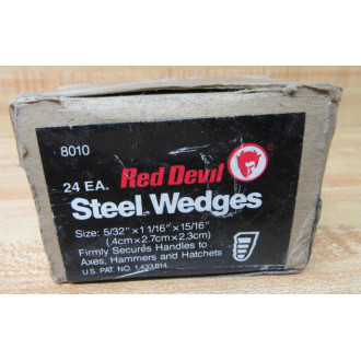 Red Devil 8010 Steel Wedge (Pack of 24)