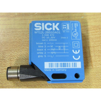Sick WT12L-2B510A01 Photoelectric Proximity Sensor WT12L2B510A01 - New No Box