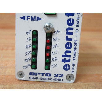 Opto 22 SNAP-B3000-ENET Programmable Controller SNAPB3000ENET - Used