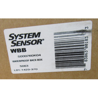 Honeywell System Sensor S000760K04 Back Box