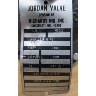 Jordan Valve GG73033 Sliding Gate Valve - New No Box
