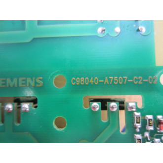 Siemens C98043-A7507-L2 Power Board C98043A7507L2 - Used