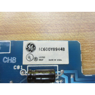 General Electric IC600YB944B GE Board W2 Cables - Used