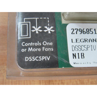 Pass & Seymour DSSC5PIV Legrand TradeMaster Fan Control Ivory